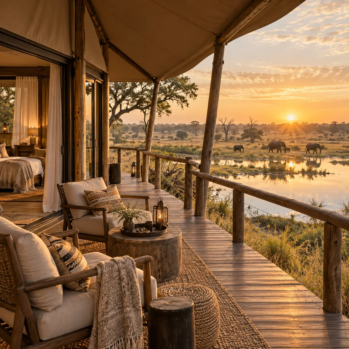 Safari-Lodge Botswana